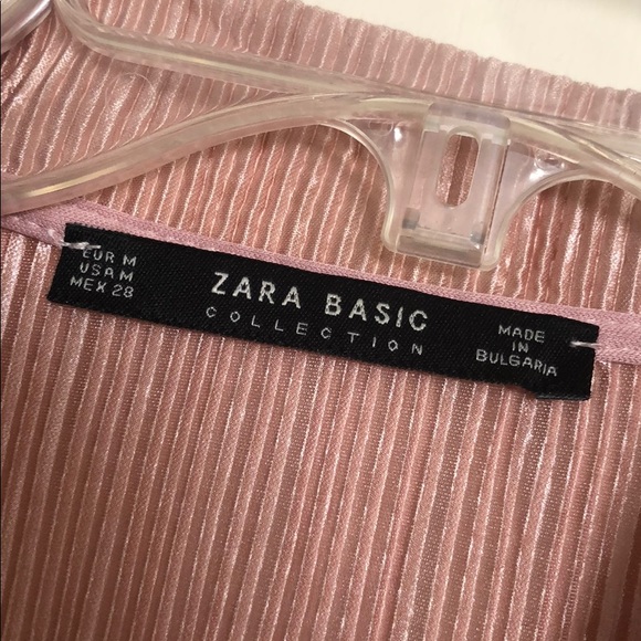 Zara Pink Lightweight Bomber Jacket - Picture 3 of 3